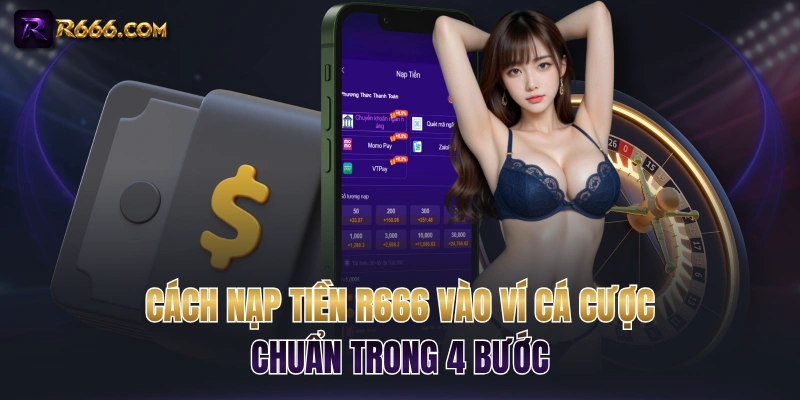 Cách Nạp Tiền R666 Vào Ví Cá Cược Chuẩn Trong 4 Bước
