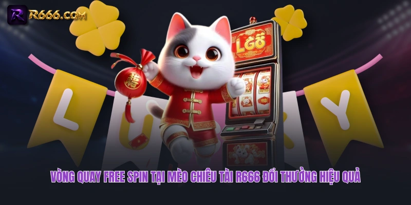 Vòng quay Free Spin tại Mèo Chiêu Tài R666 đổi thưởng hiệu quả